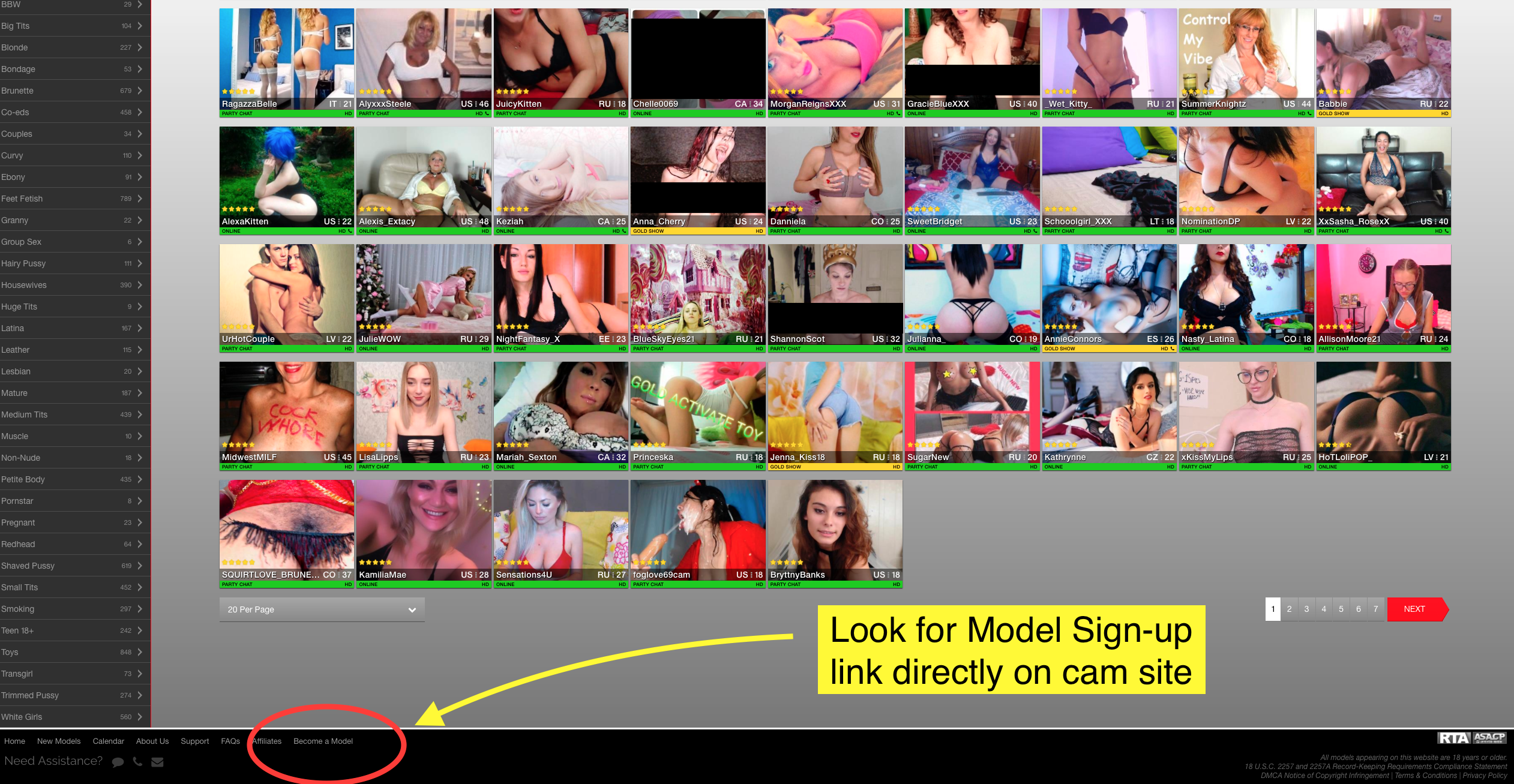 Streamate models login